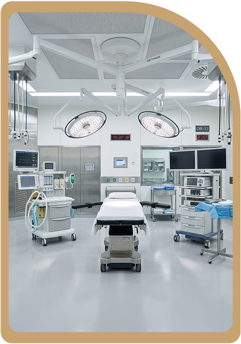 Undergo your surgical procedure in strictly JCI-accredited Egyptian facilities that adhere to the highest international safety standards.