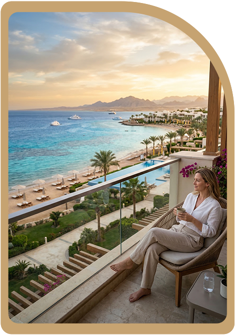 Accelerate your holistic healing process within the luxurious, relaxing, and stress-free resort environment of the Red Sea.