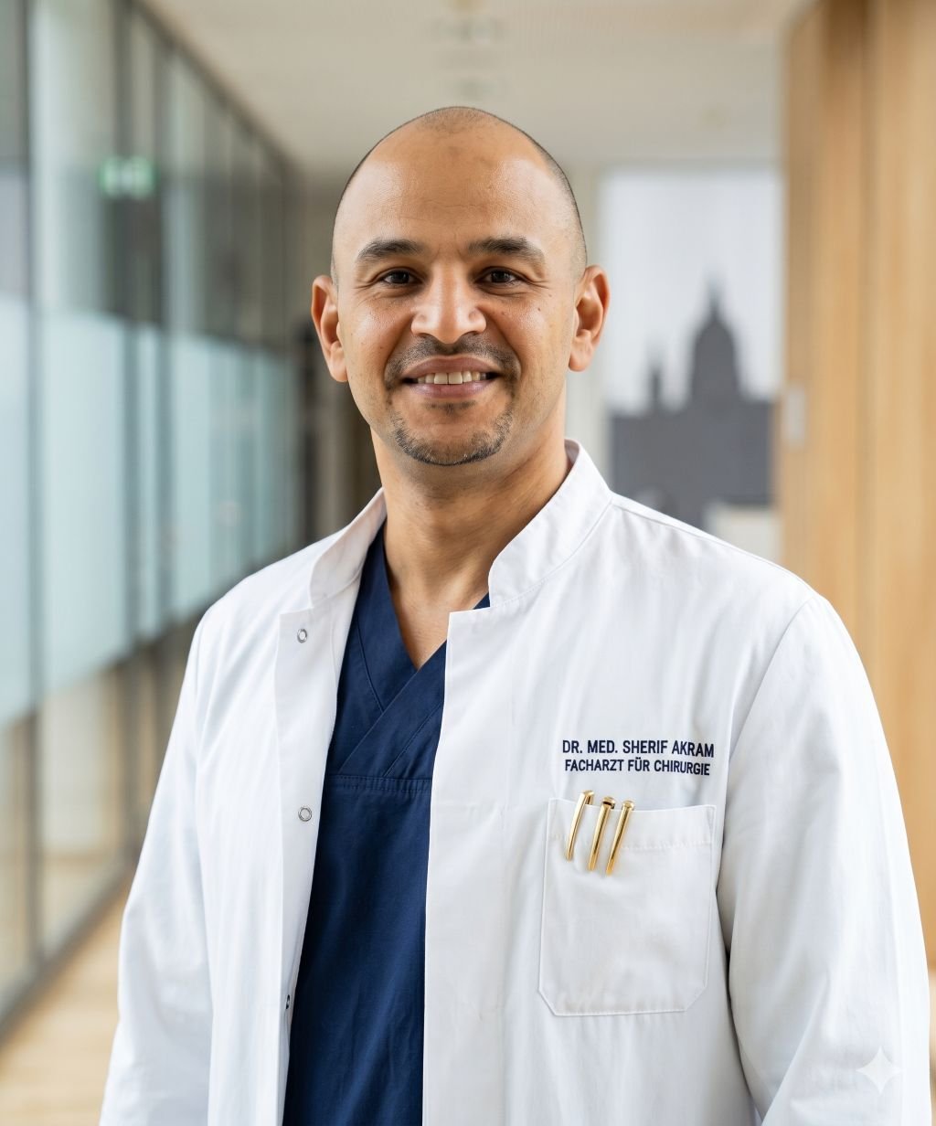 Dr. Sherif Akram Metwalli - Consultant Robotic and Visceral Surgeon at Klinikum Bielefeld Germany